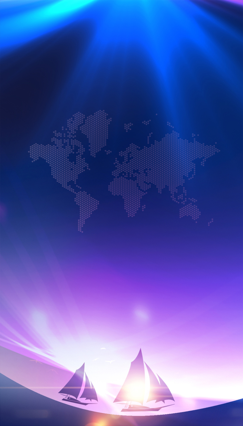 地图,企业年会,光效,商务,蓝色,企业,未来,大气,航海,扬帆起航,海报