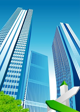 城市建筑高清背景