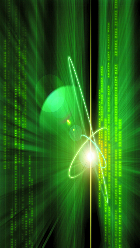 科技感绿色h5背景