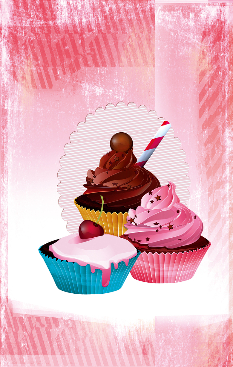 甜品蛋糕海报背景