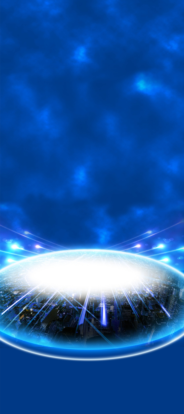 炫光舞台蓝色背景素材