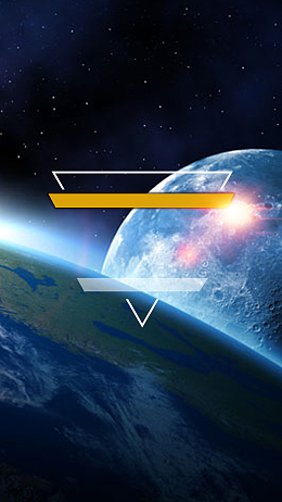 宇宙星球H5素材背景