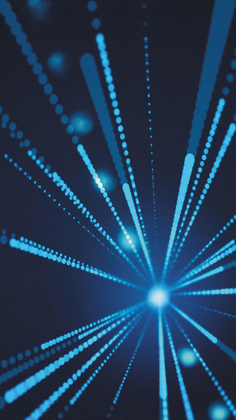 蓝色放射光束h5背景