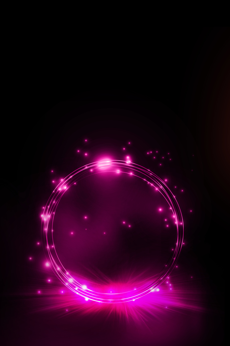 玫瑰色光环暗色背景素材