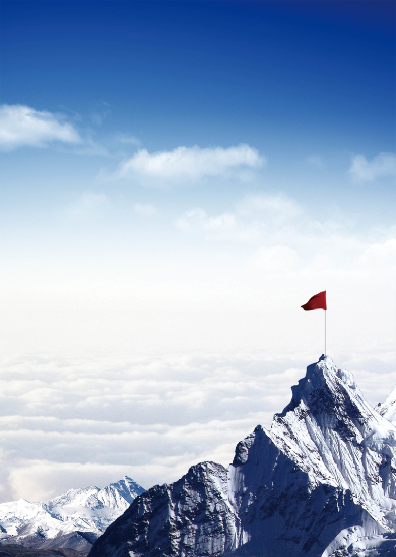 企业文化雪山背景素材