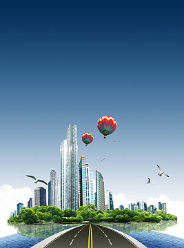商业科技海报背景