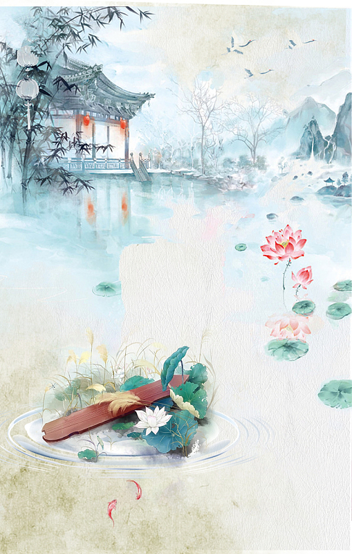 古风系背景素材_古风系背景图片下载_觅元素