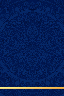 蓝色奢华风格地产海报