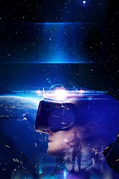 创意科技风vr科技psd分层(2200x3300)psdpng创意科技风vr科技背景
