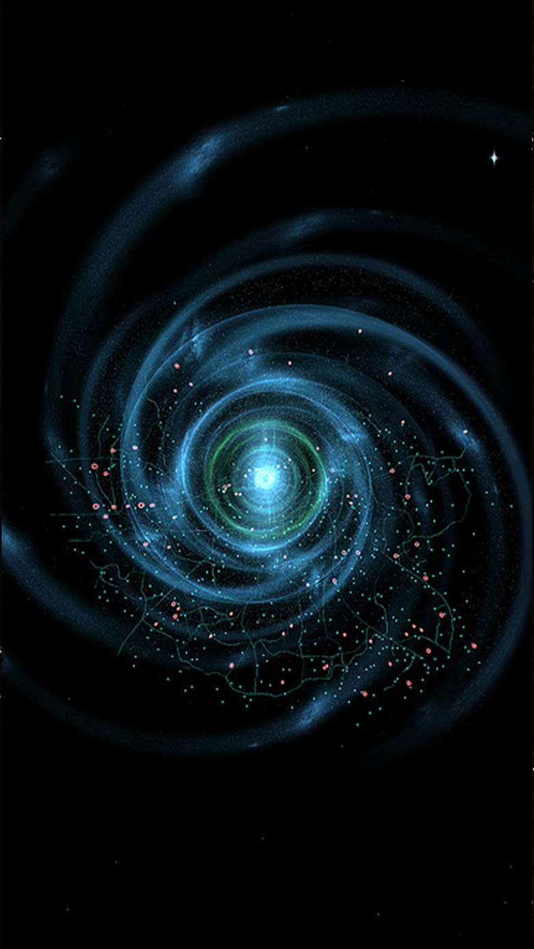 梦幻炫酷科技感h5背景