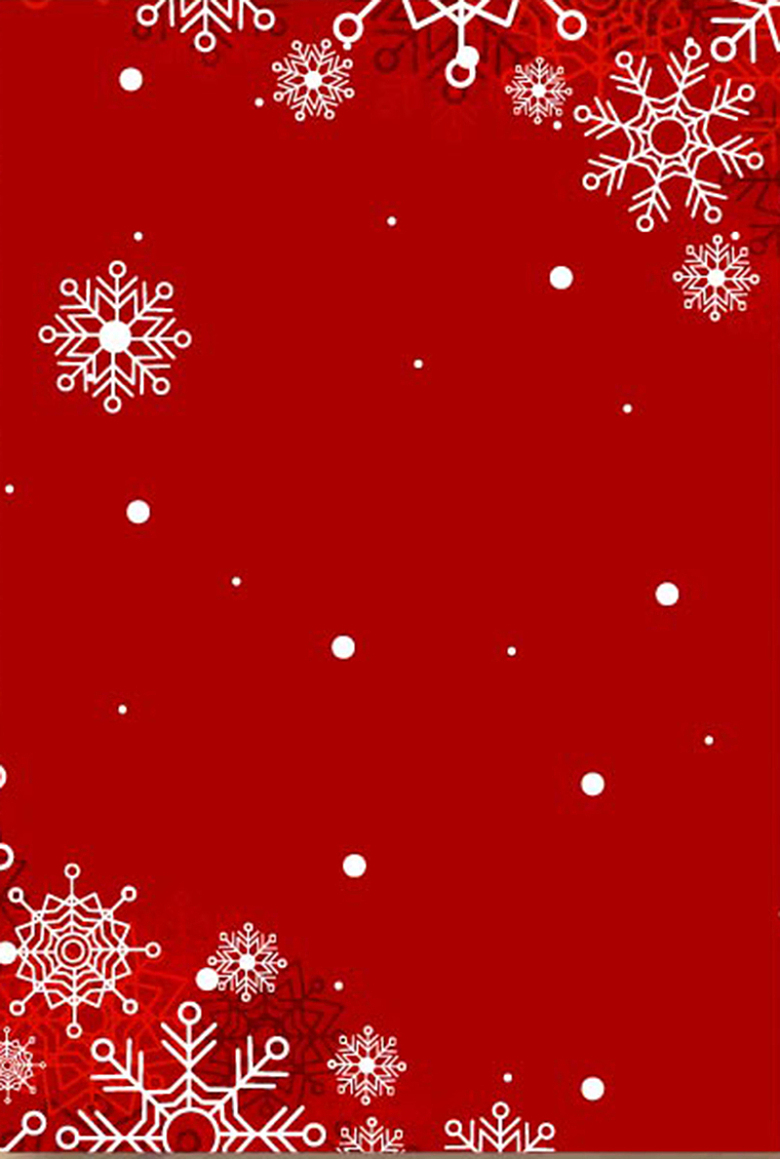 喜庆红色雪花圣诞节背景素材
