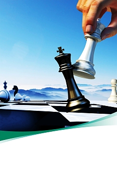 国际象棋将军背景模板
