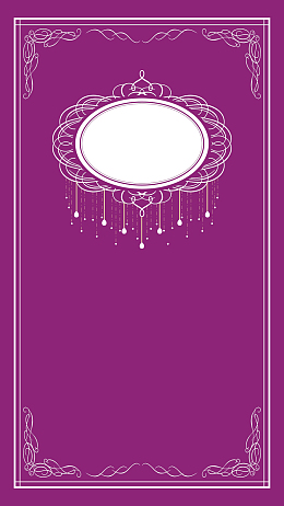 商务婚礼请柬矢量H5背景素材