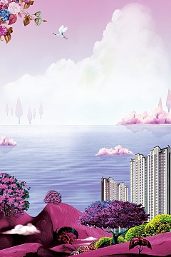 大气房地产荣耀开盘背景