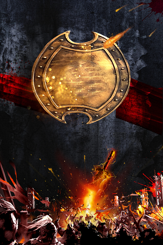 游戏争霸战联赛海报