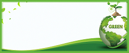 保护环境低碳生活简约绿色banner