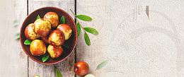 美味冬枣简约木纹banner