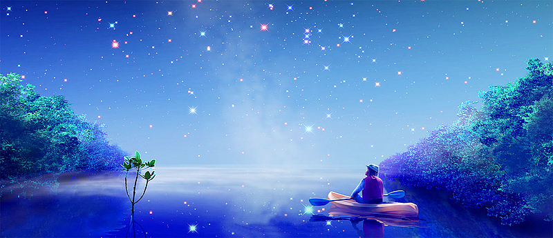 星空仰望背景