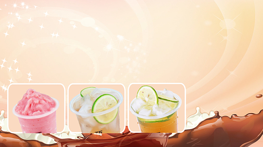 冷饮海报背景素材