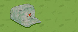 开学军训用品帽子banner
