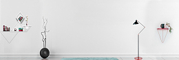 双十一家装简易装饰品大促灰色banner