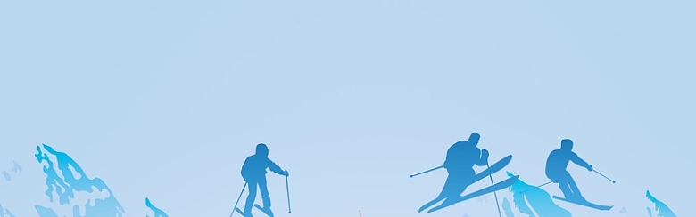 梦幻滑雪运动背景