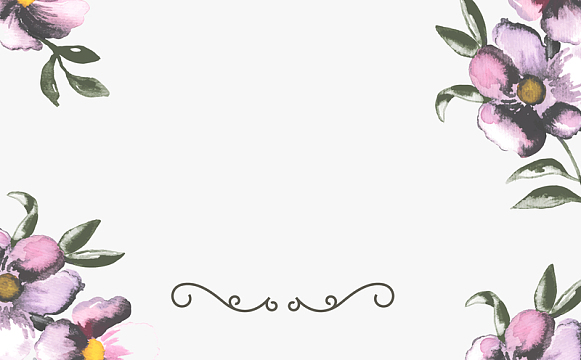 复古花纹婚礼邀请卡花纹边框矢量背景