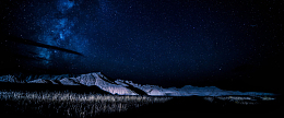夜晚梦幻星空背景素材