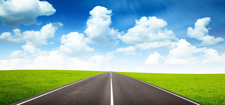 psdjpg城市道路交通海报背景psdjpg创意落叶道路让爱回家背景素材jpg