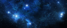 蓝色梦幻星空唯美banner