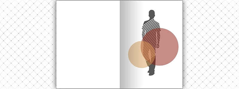 白色杂志时尚背景