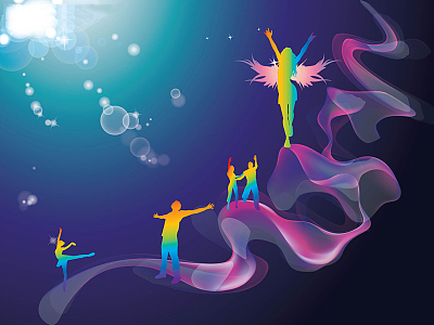 舞蹈演出海报背景背景素材_舞蹈演出海报背景背景图片下载_觅元素