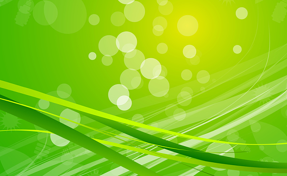 绿色光晕唯美海报背景