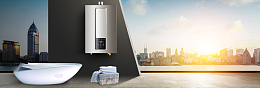 光效家居数码热水器海报banner