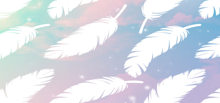 淘宝简约小清新雪白家纺海报背景