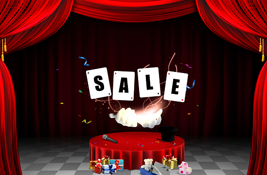 话筒音乐舞台落幕背景素材