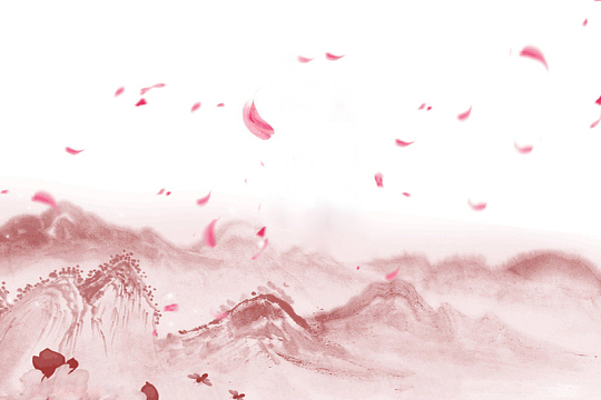 三生三世桃花背景素材