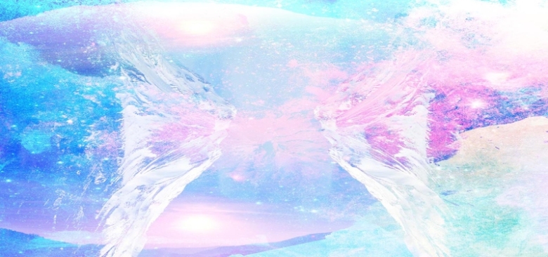 彩色晕染梦幻背景图