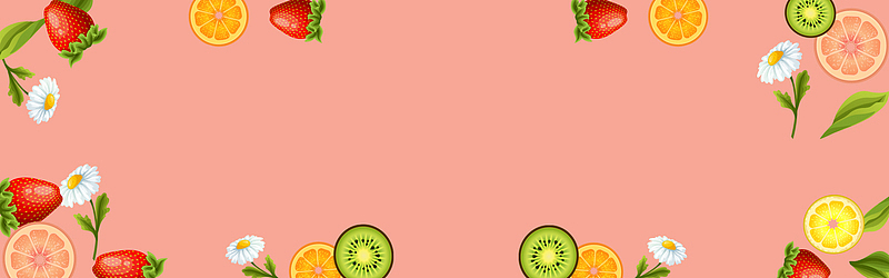 夏季可爱水果banner