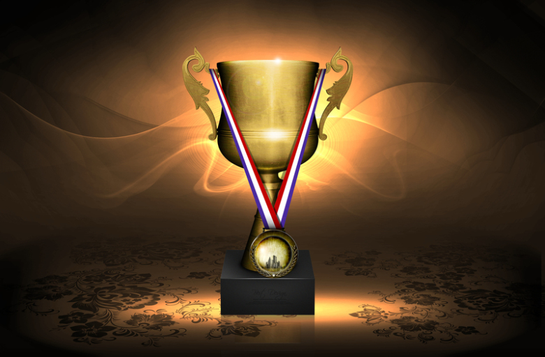 冠军金杯背景素材