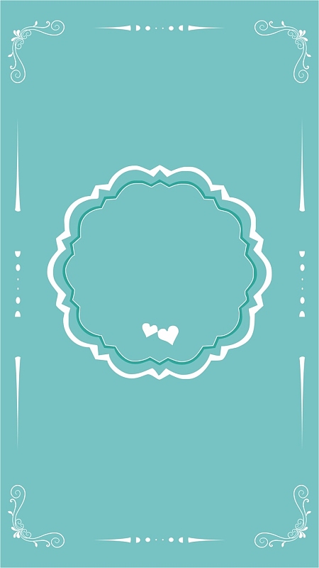 简约婚礼请柬矢量h5背景素材