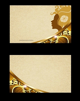 女性美容美发代金券背景