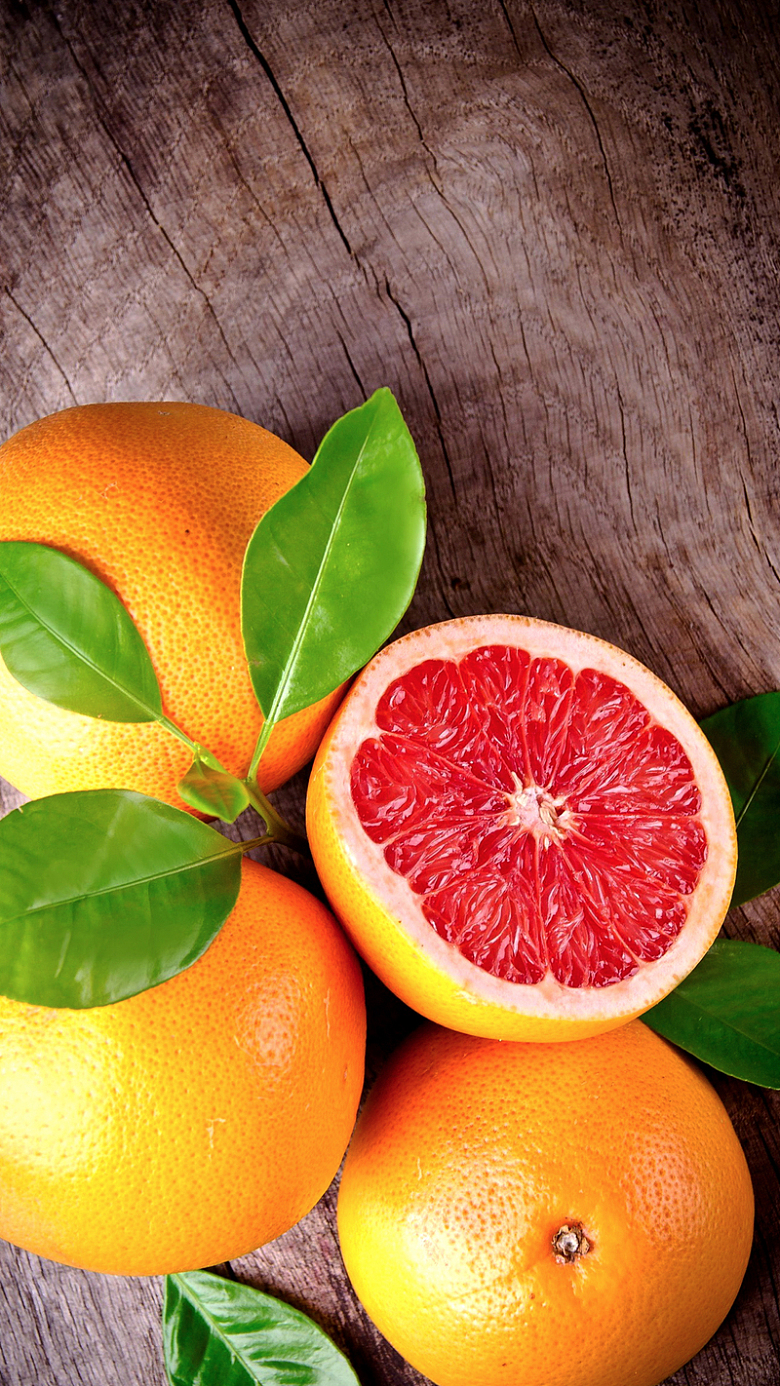 精品红西柚海报背景素材