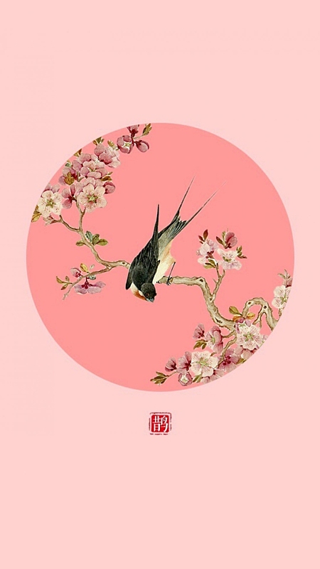 文艺简约花卉H5背景