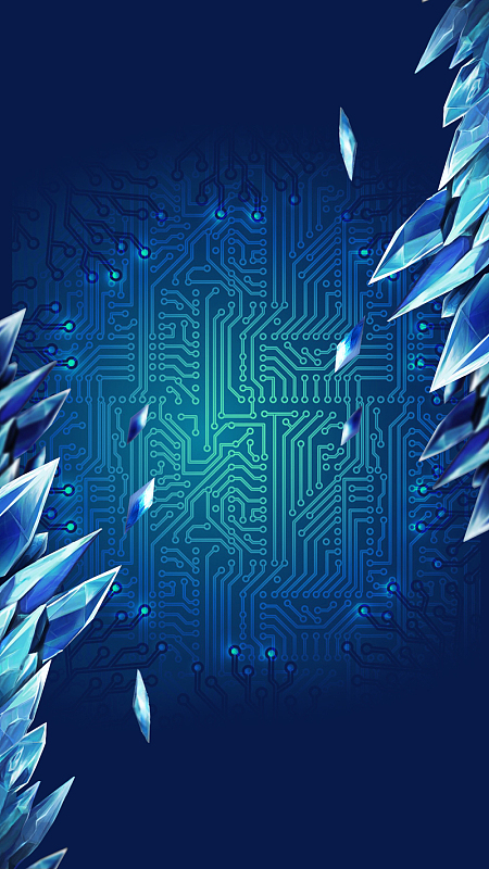 游戏主题冰柱帅气背景