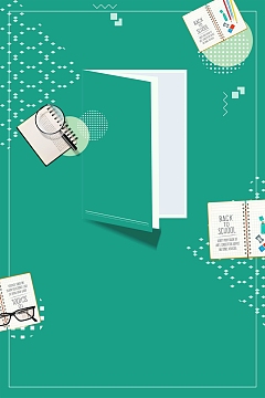 简约时尚阅读时间背景素材