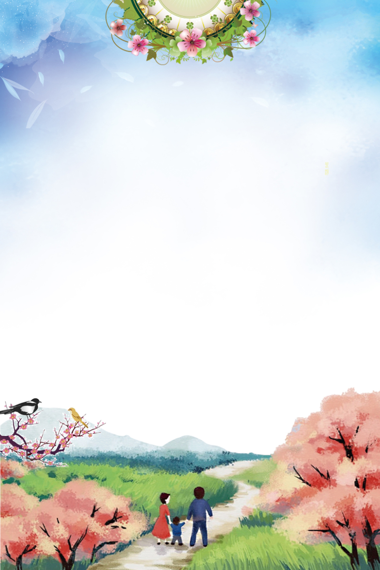 春暖花开,清新,郊游,春天来了,踏青去,春夏秋冬,绿色背景,春色满园,醉