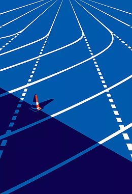 青春起跑线海报背景