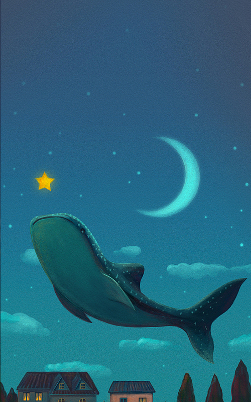 手绘星空H5背景