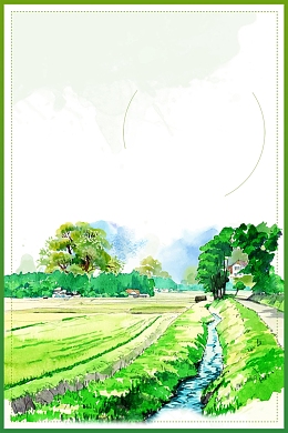 清新唯美梦幻小村